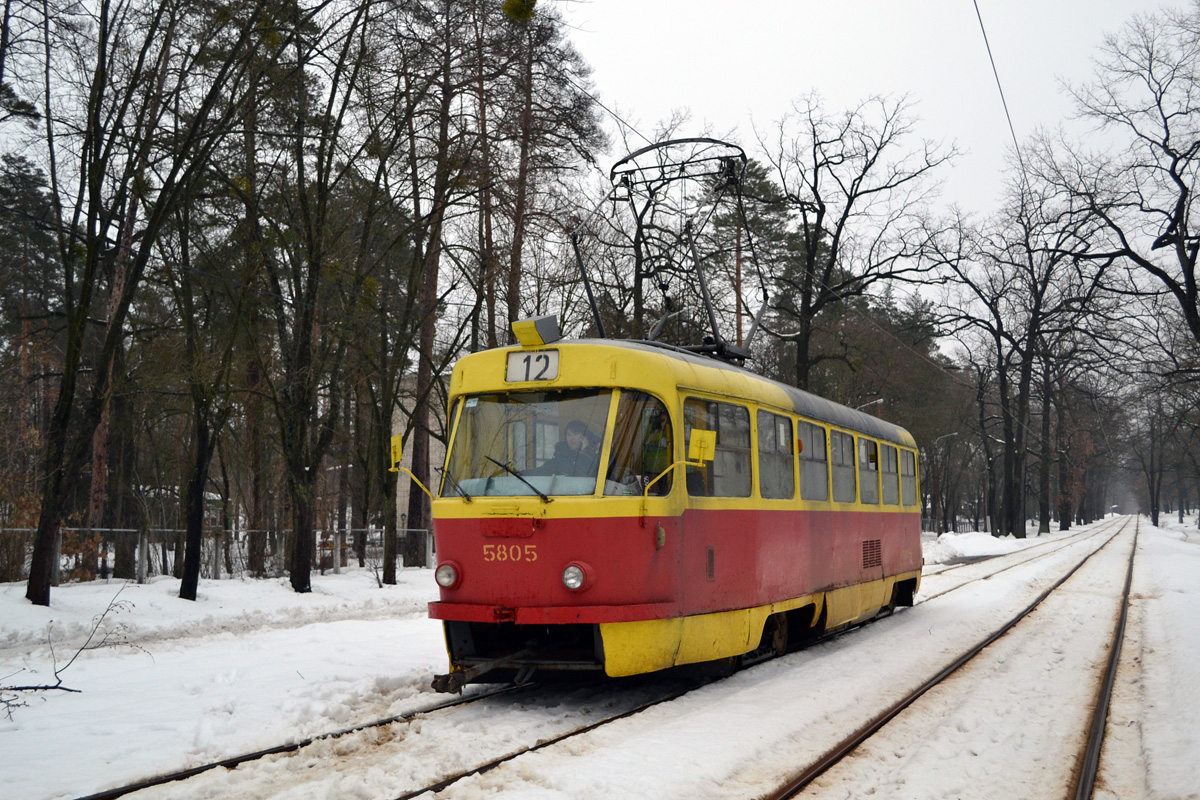 Киев, Tatra T3SU № 5805