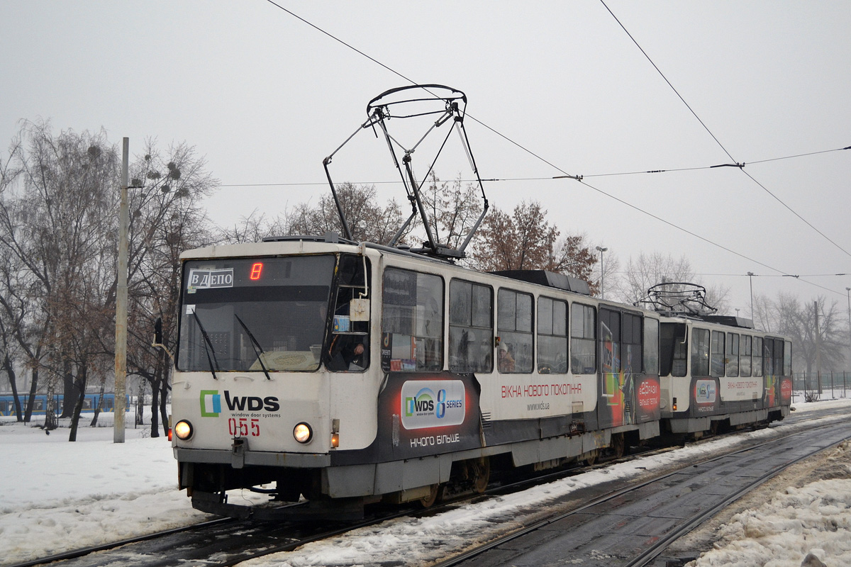 Киев, Tatra T6B5SU № 055