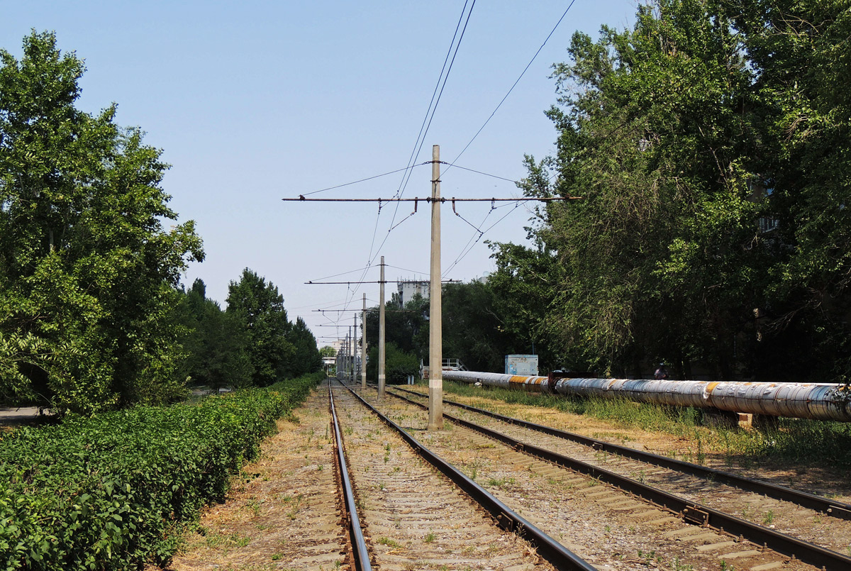 Волжский — Трамвайные линии и инфраструктура