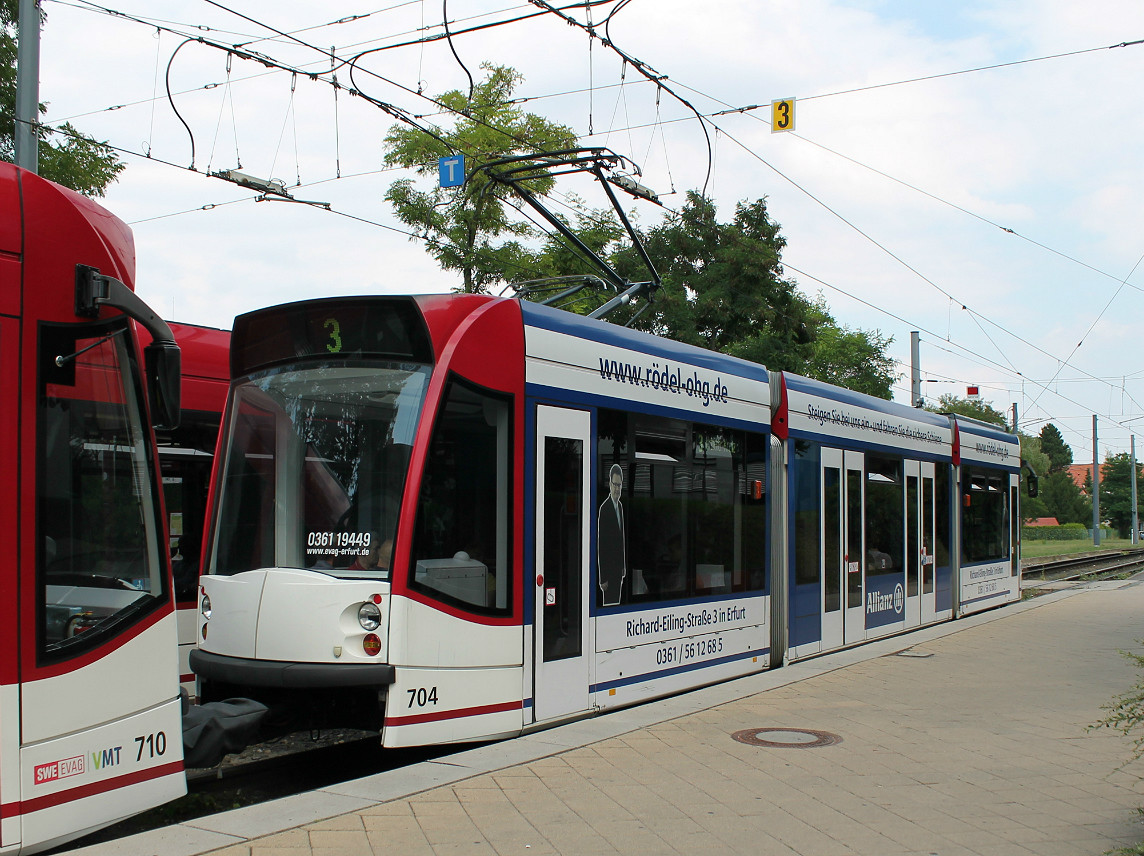 Erfurt, Siemens Combino Advanced № 704