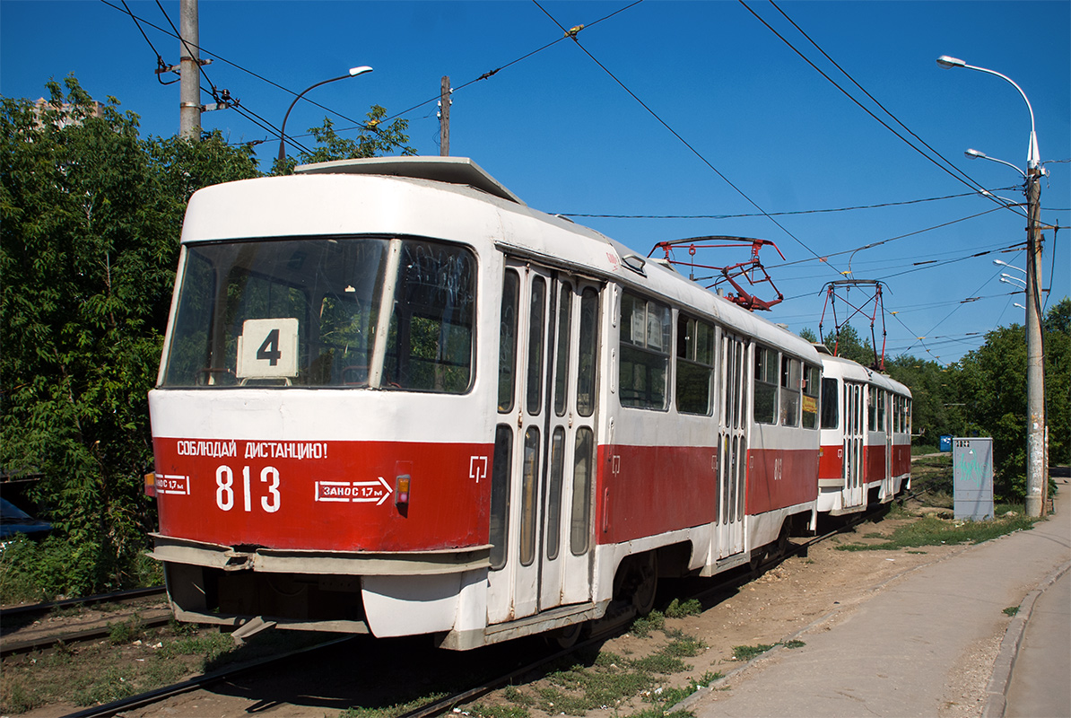 Самара, Tatra T3SU № 813