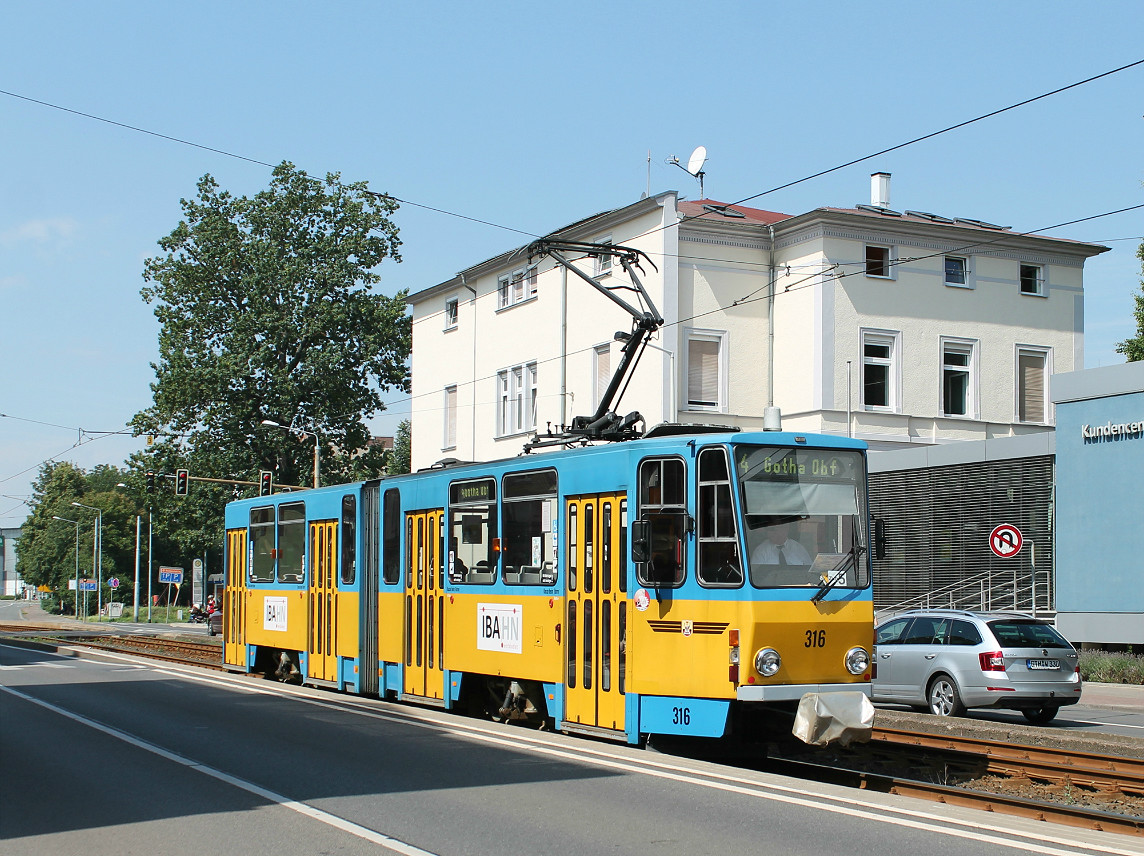 Гота, Tatra KT4DC-Z № 316