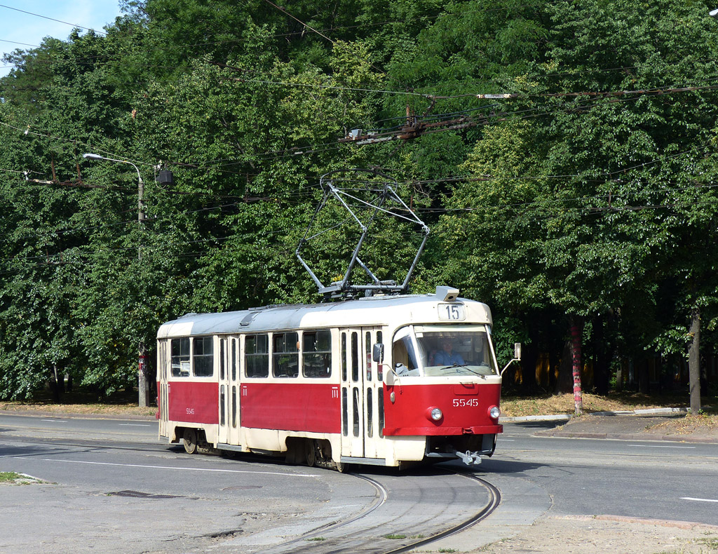 Киев, Tatra T3SU № 5545
