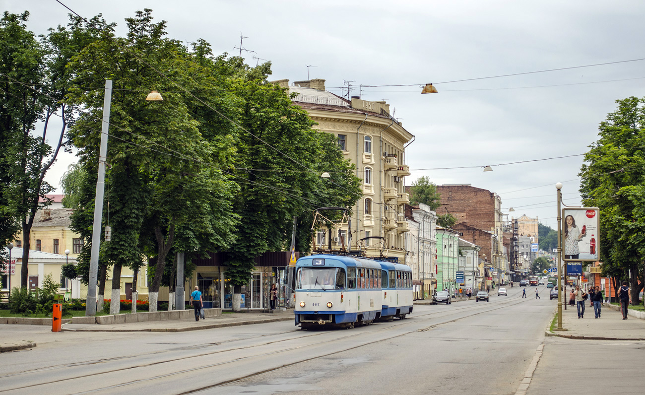 Харьков, Tatra T3A № 5117