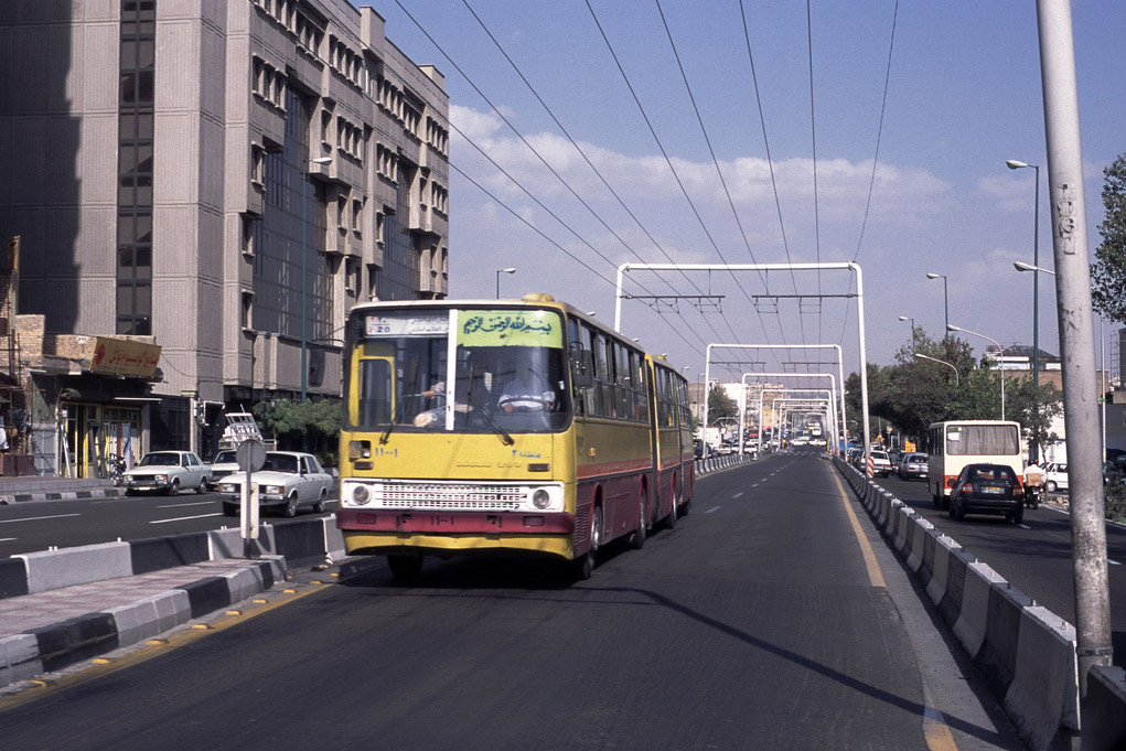 Тегеран — Троллейбусные линии и инфраструктура