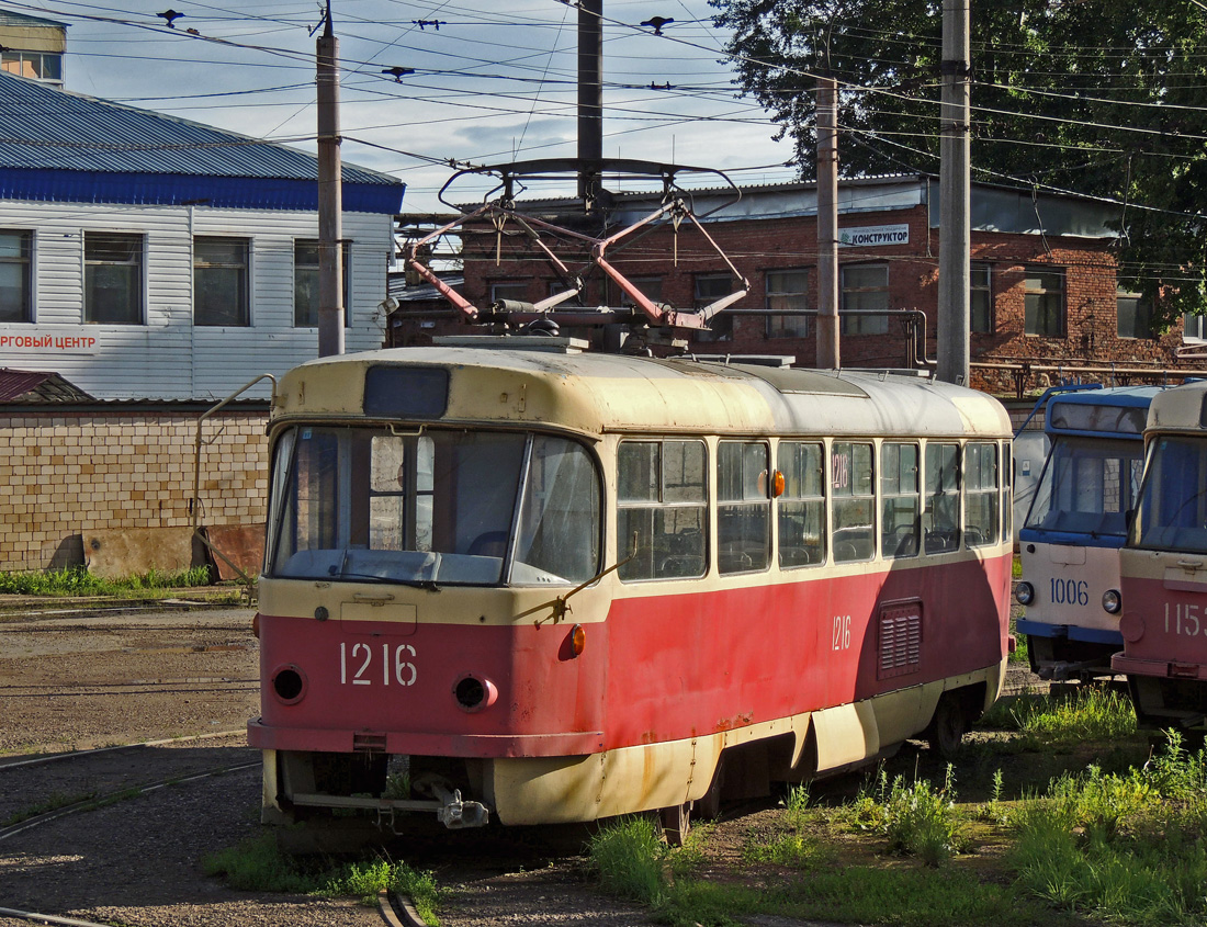 Ижевск, Tatra T3SU (двухдверная) № 1216