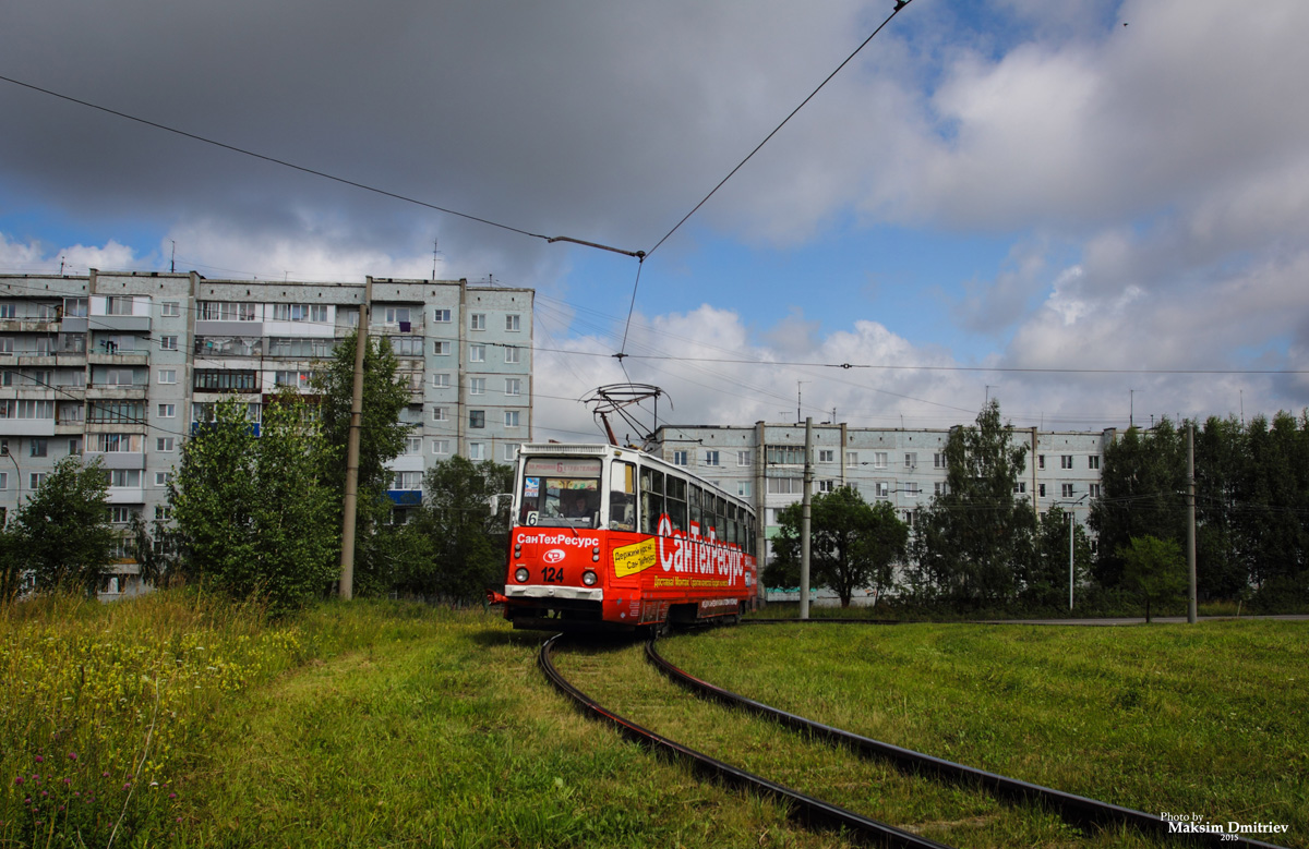 Прокопьевск, 71-605 (КТМ-5М3) № 124 Прокопьевск, 71-605 (КТМ-5М3) № 124