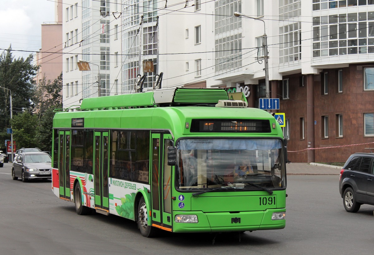Красноярск, БКМ 321 № 1091