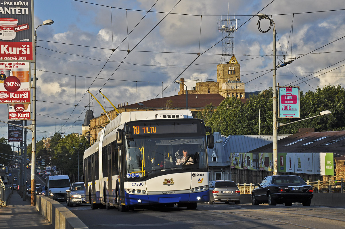 Рига, Škoda 27Tr Solaris III № 27330