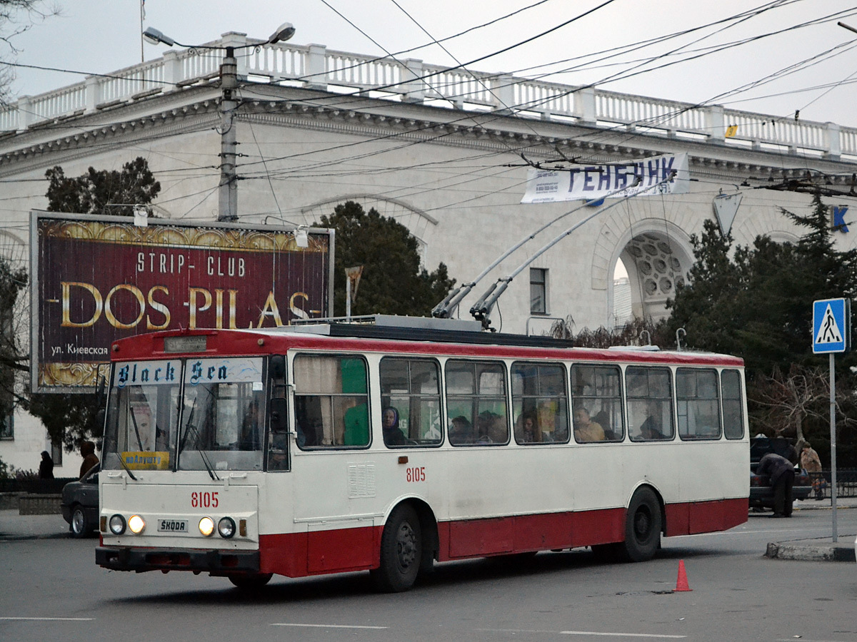 Крымский троллейбус, Škoda 14Tr89/6 № 8105
