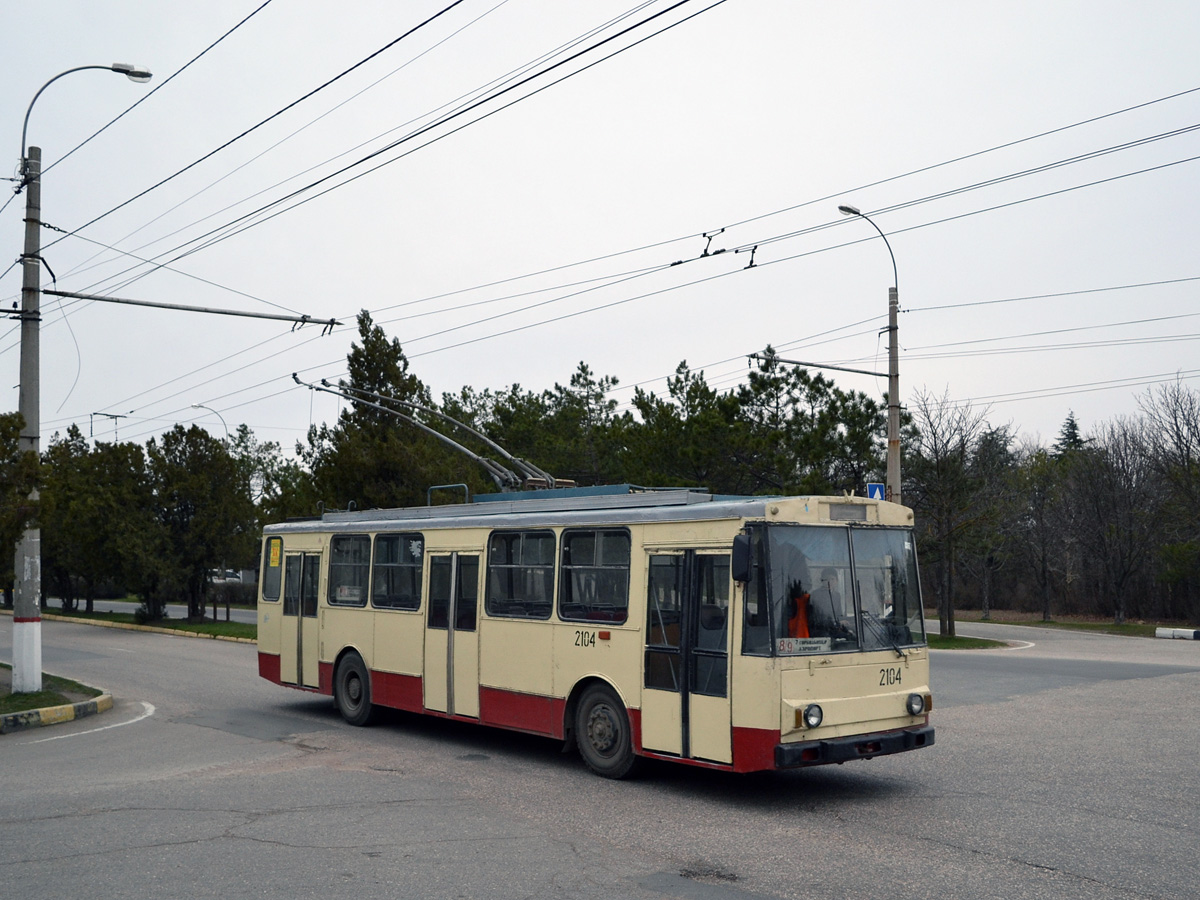 Крымский троллейбус, Škoda 14Tr89/6 № 2104