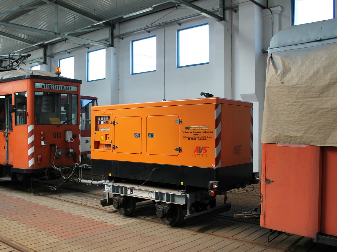 Гота, Двухосный прицепной вагон № 119