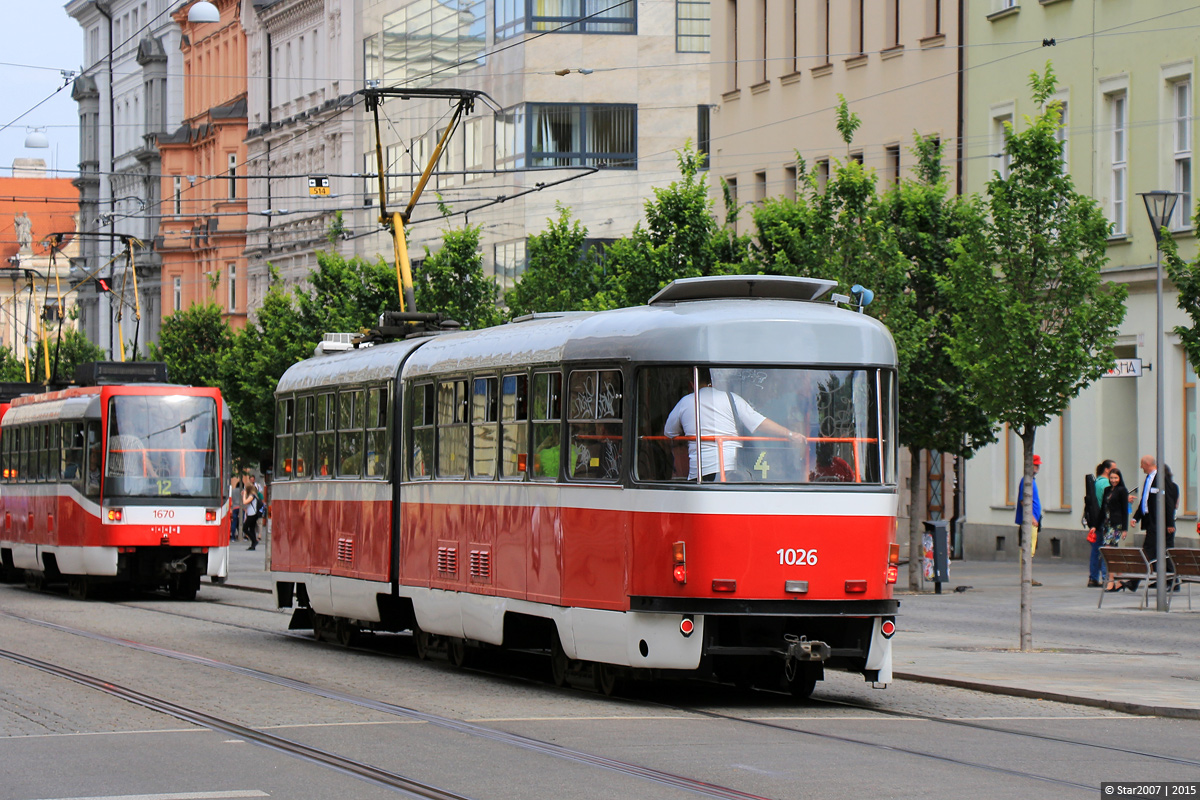 Brno, Tatra K2 № 1026 Brno, Tatra K2 № 1026