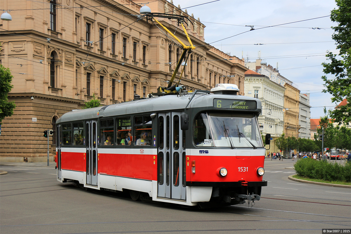 Brno, Tatra T3R.EV № 1531