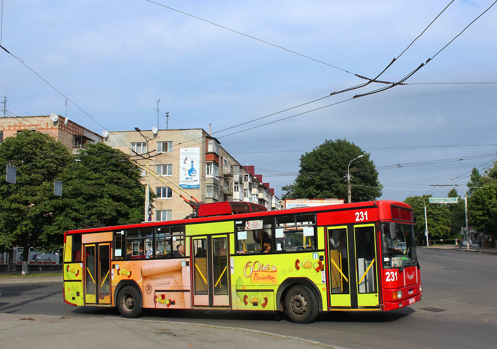 Луцк, MPK/Jelcz 120MT № 231 Луцк, MPK/Jelcz 120MT № 231
