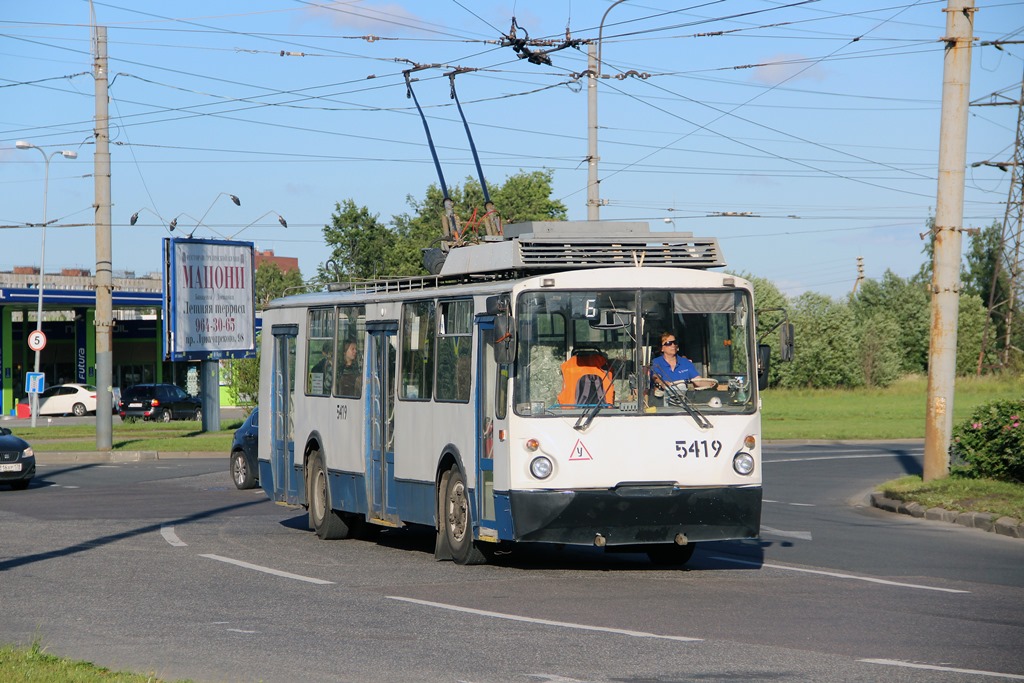 Санкт-Петербург, ВЗТМ-5284 № 5419