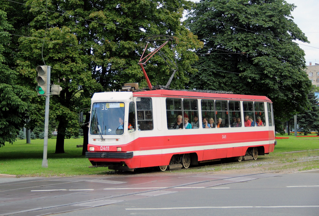 Санкт-Петербург, 71-134К (ЛМ-99К) № 0411 Санкт-Петербург, 71-134К (ЛМ-99К) № 0411