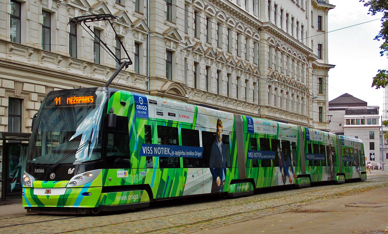 Рига, Škoda 15T1 ForCity Alfa Riga № 58066