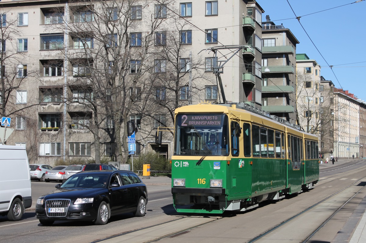 Хельсинки — Эспоо, Valmet MLNRV1 № 116