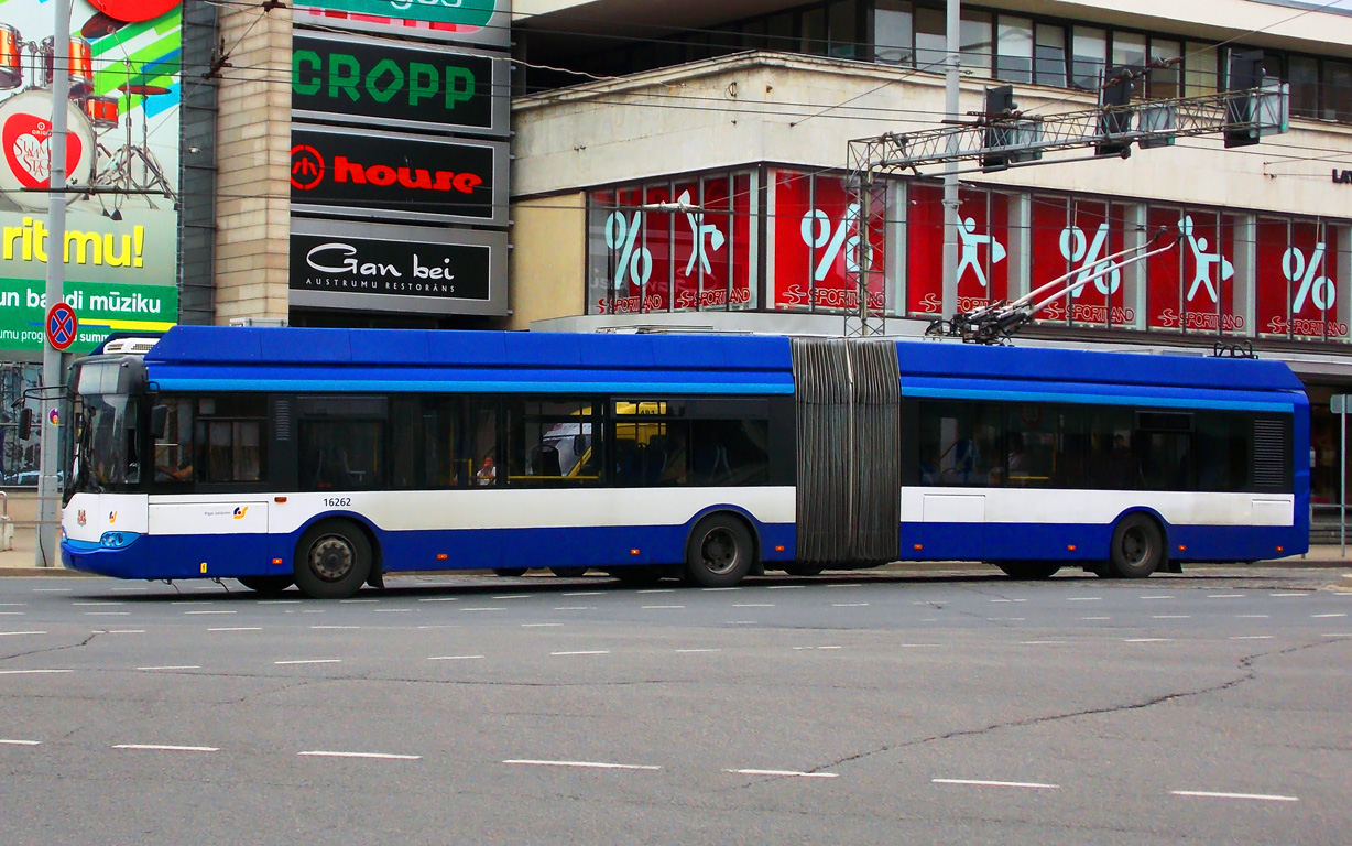 Рига, Solaris Trollino II 18 Ganz № 16262