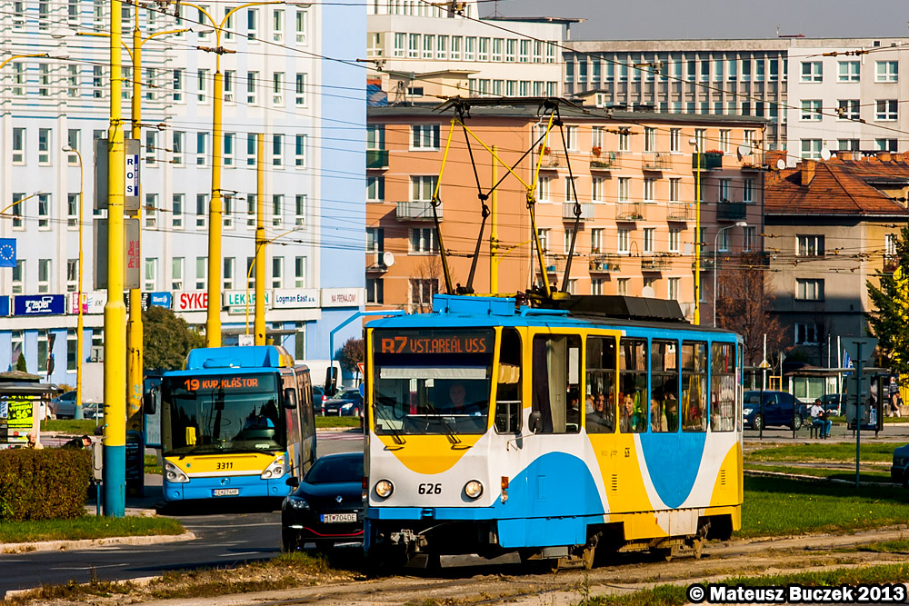 Košice, Tatra T6A5 nr. 626