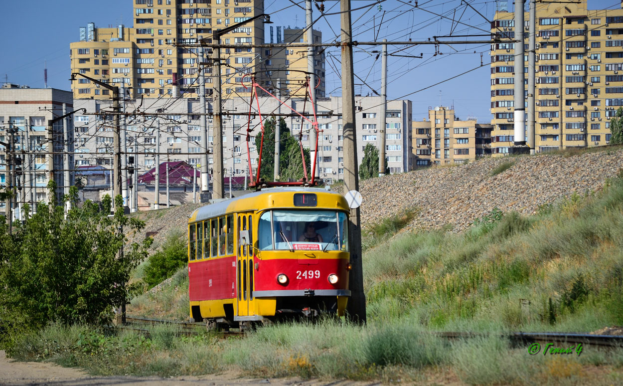 Волгоград, Tatra T3SU (двухдверная) № 2499
