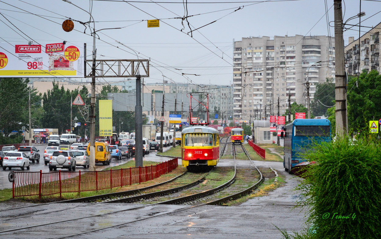 Volgograd, Tatra T3SU (2-door) Br. 3022