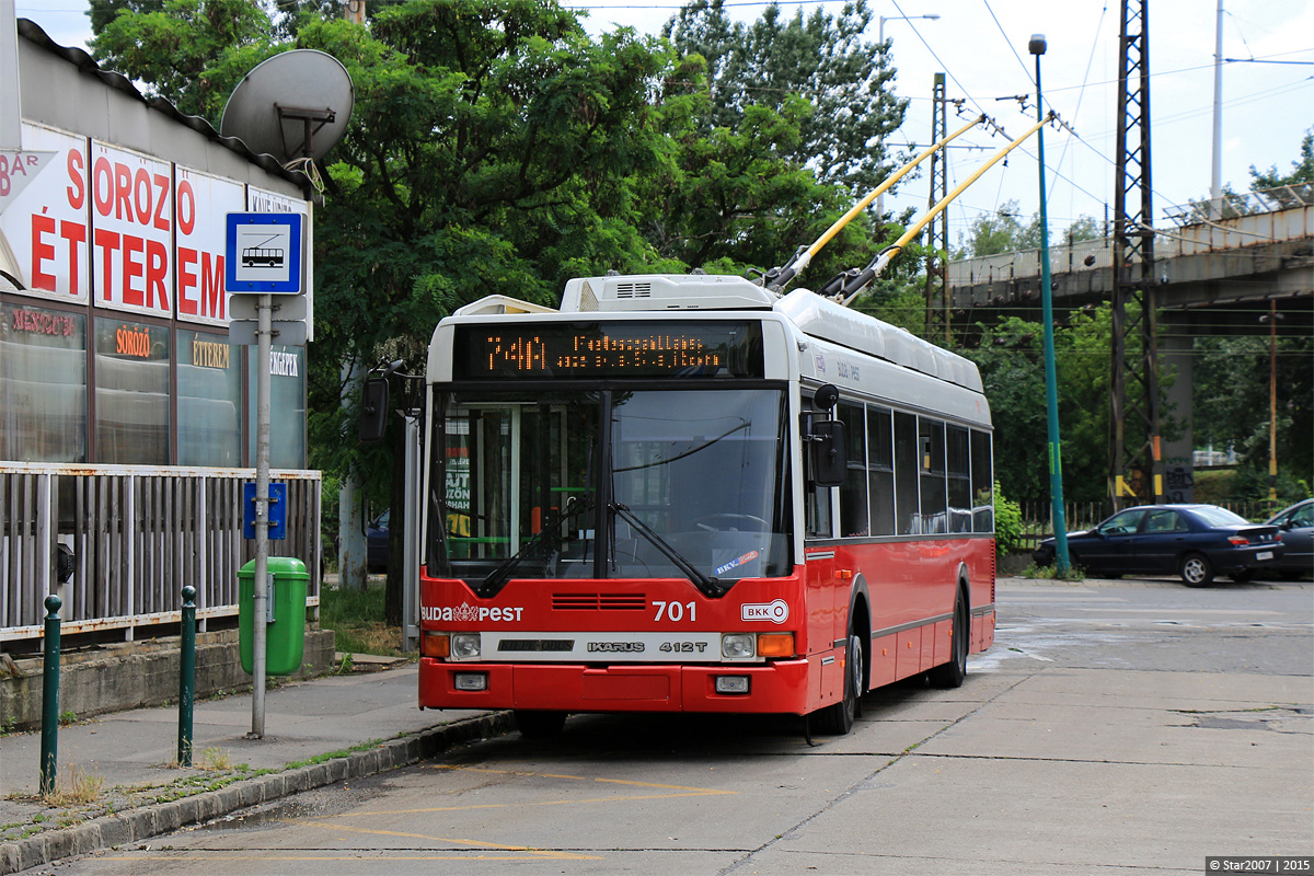 Будапешт, Ikarus 412.81 № 701