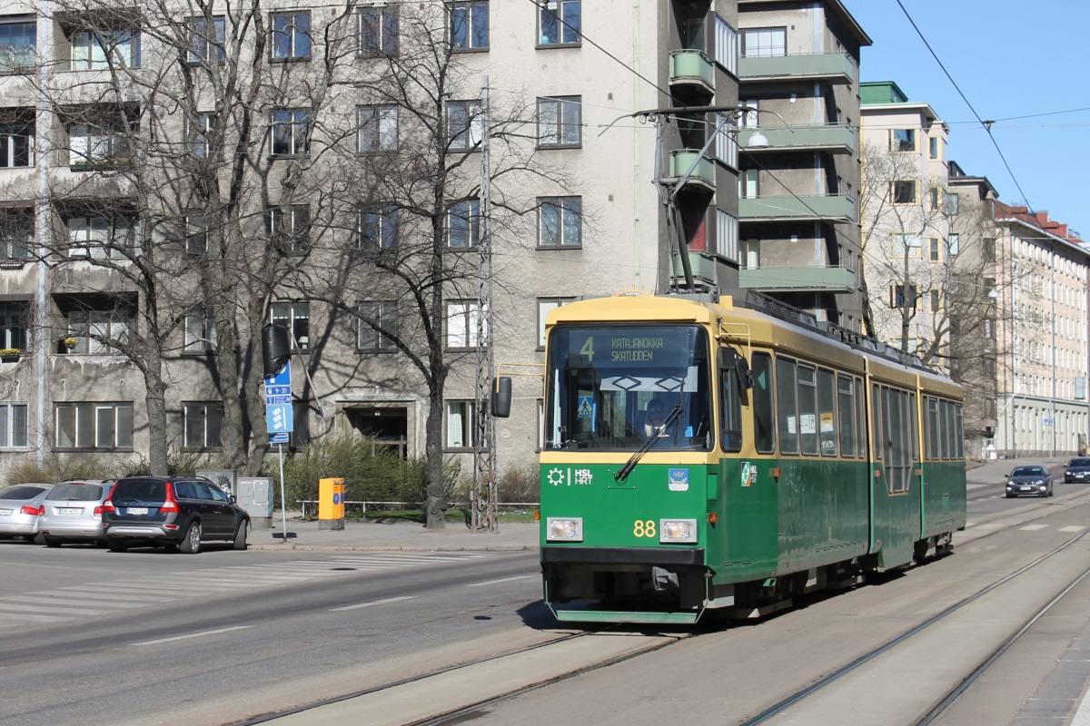 Helsinky — Espoo, Valmet MLNRV2 č. 88