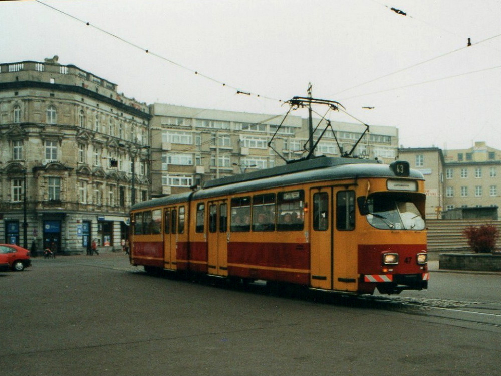 Лодзь, Duewag GT6 № 47