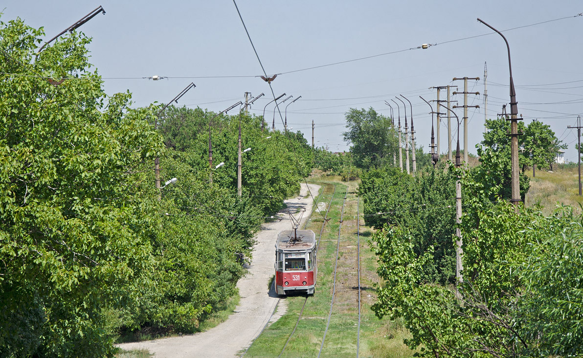 Мариуполь, 71-605 (КТМ-5М3) № 531 Мариуполь, 71-605 (КТМ-5М3) № 531