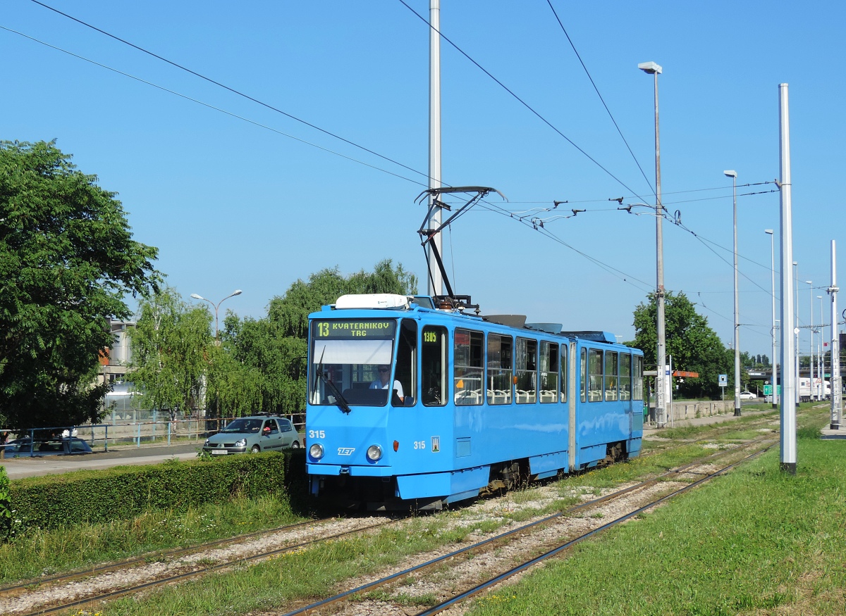 Загреб, Tatra KT4YU № 315