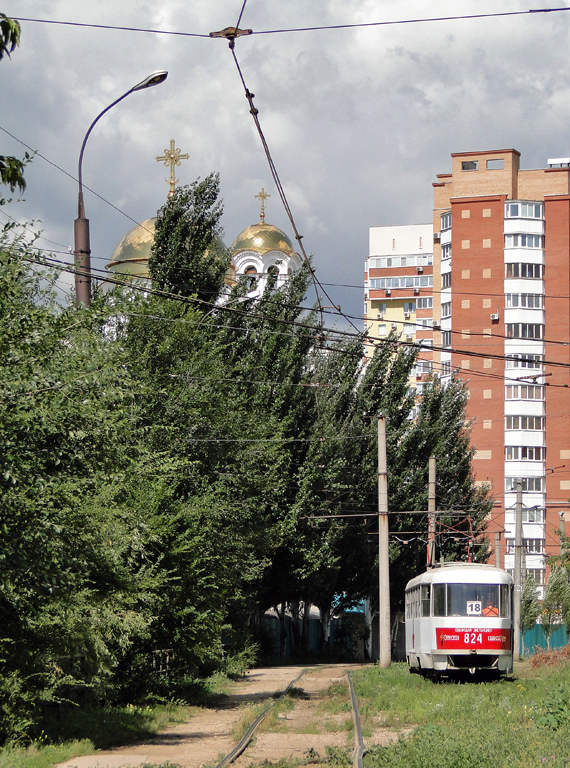 Самара, Tatra T3SU № 824; Самара — Конечные станции и кольца (трамвай)