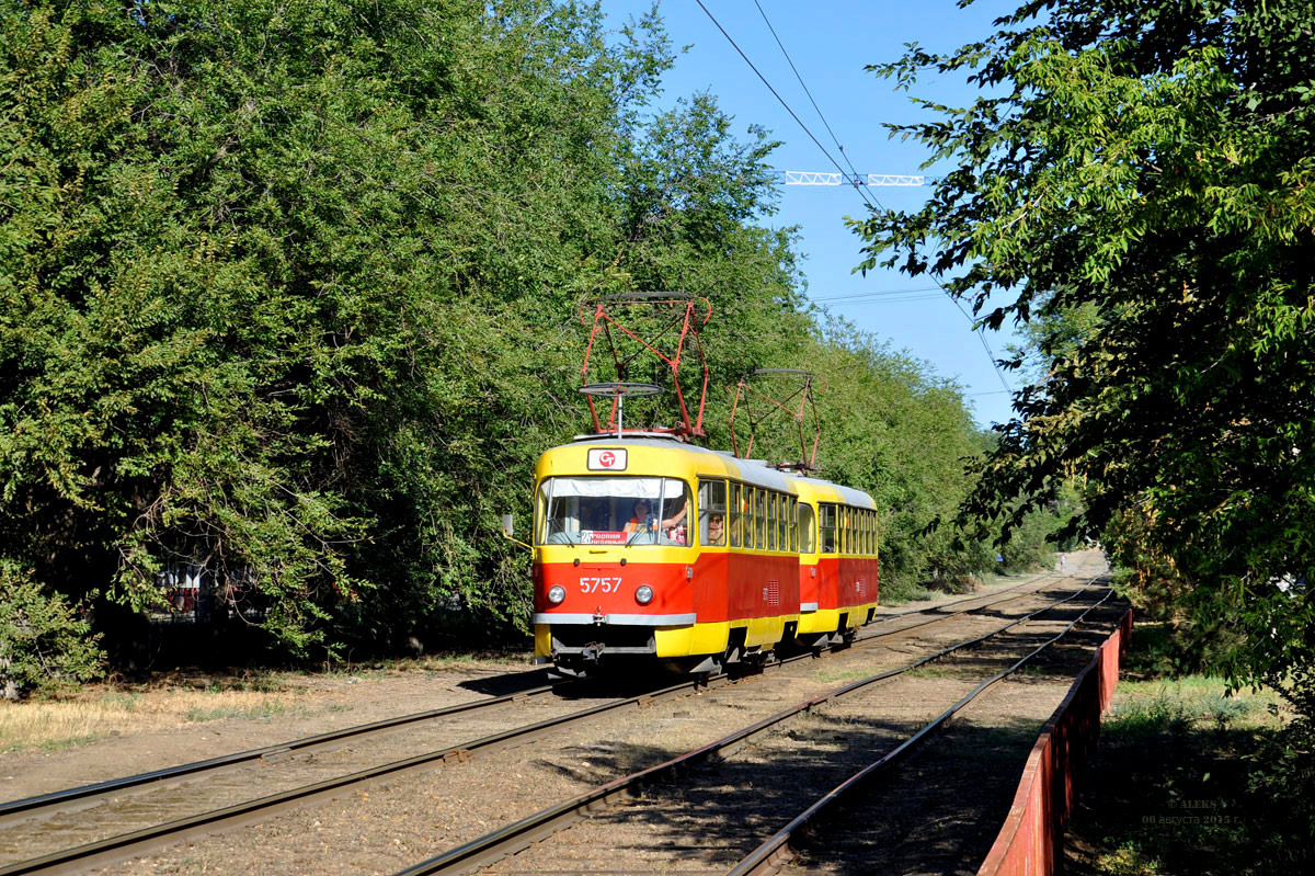 Волгоград, Tatra T3SU № 5757; Волгоград, Tatra T3SU № 5758