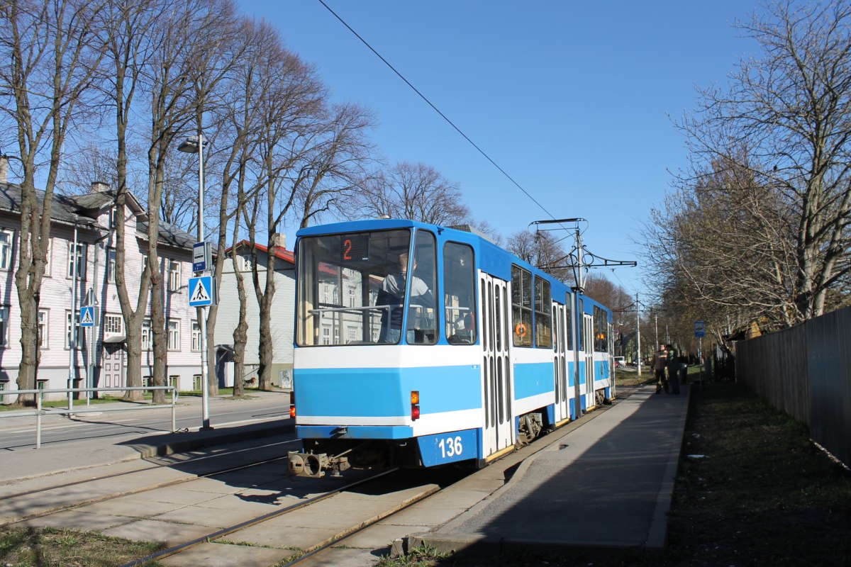 Таллин, Tatra KT4D № 136