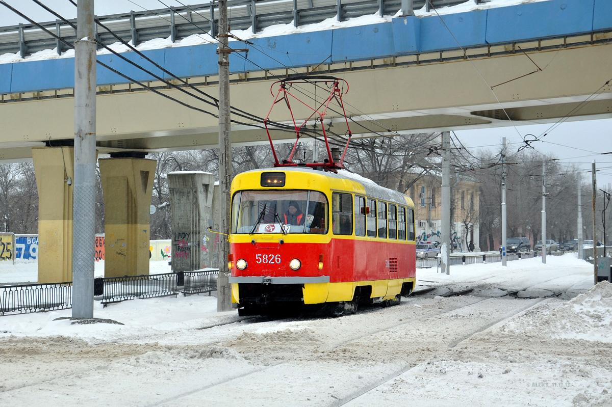 Волгоград, Tatra T3SU № 5826