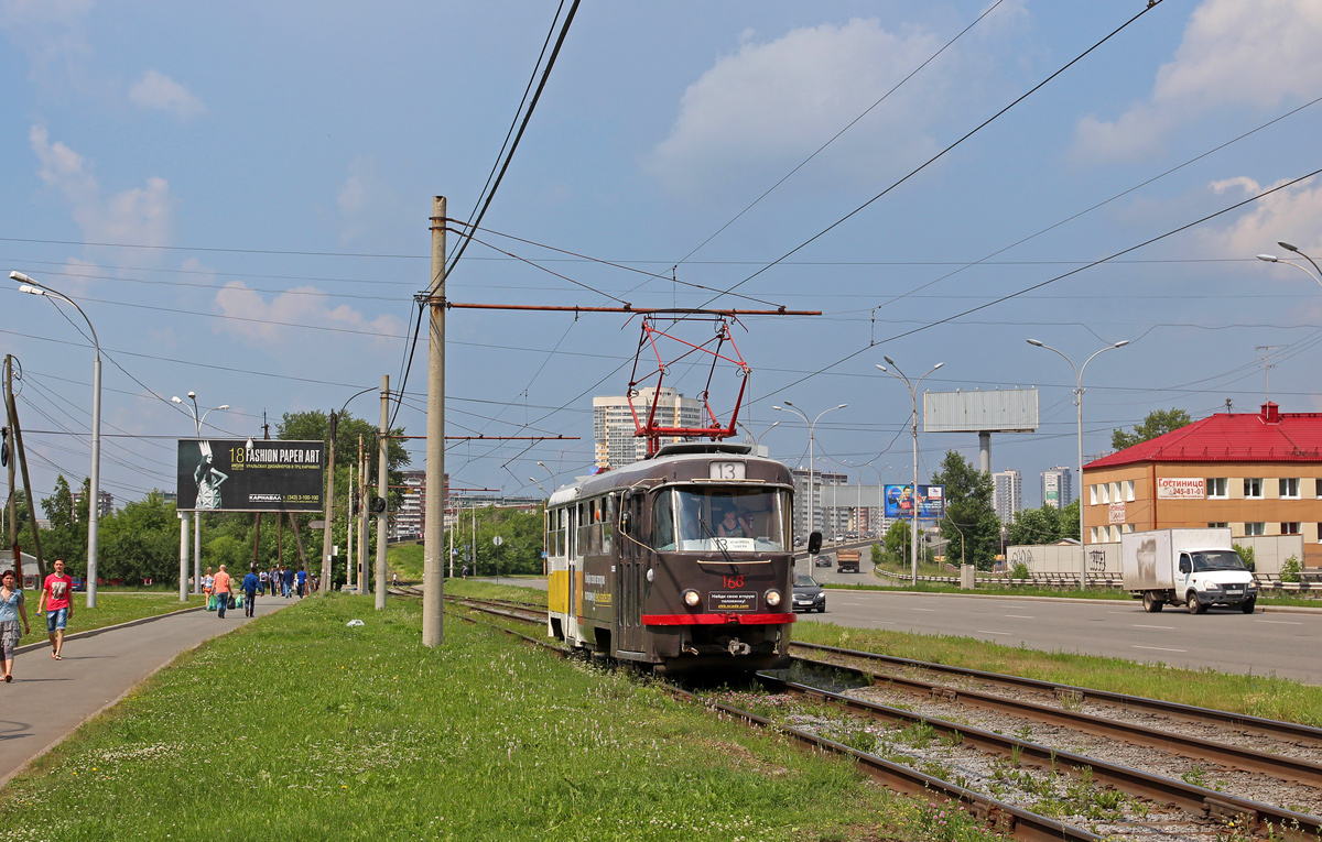Екатеринбург, Tatra T3SU № 168