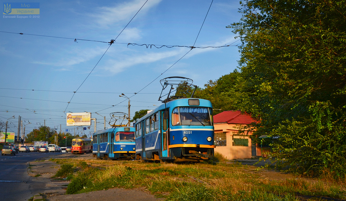 Одесса, Tatra T3R.P № 4051