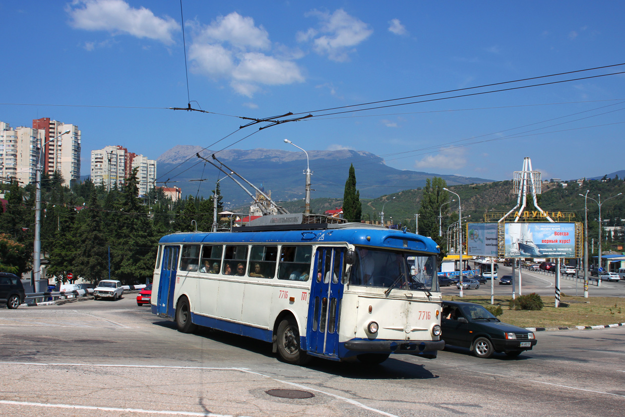 Krimmi trollid (Simferopol - Alušta - Jalta), Škoda 9TrH27 № 7716