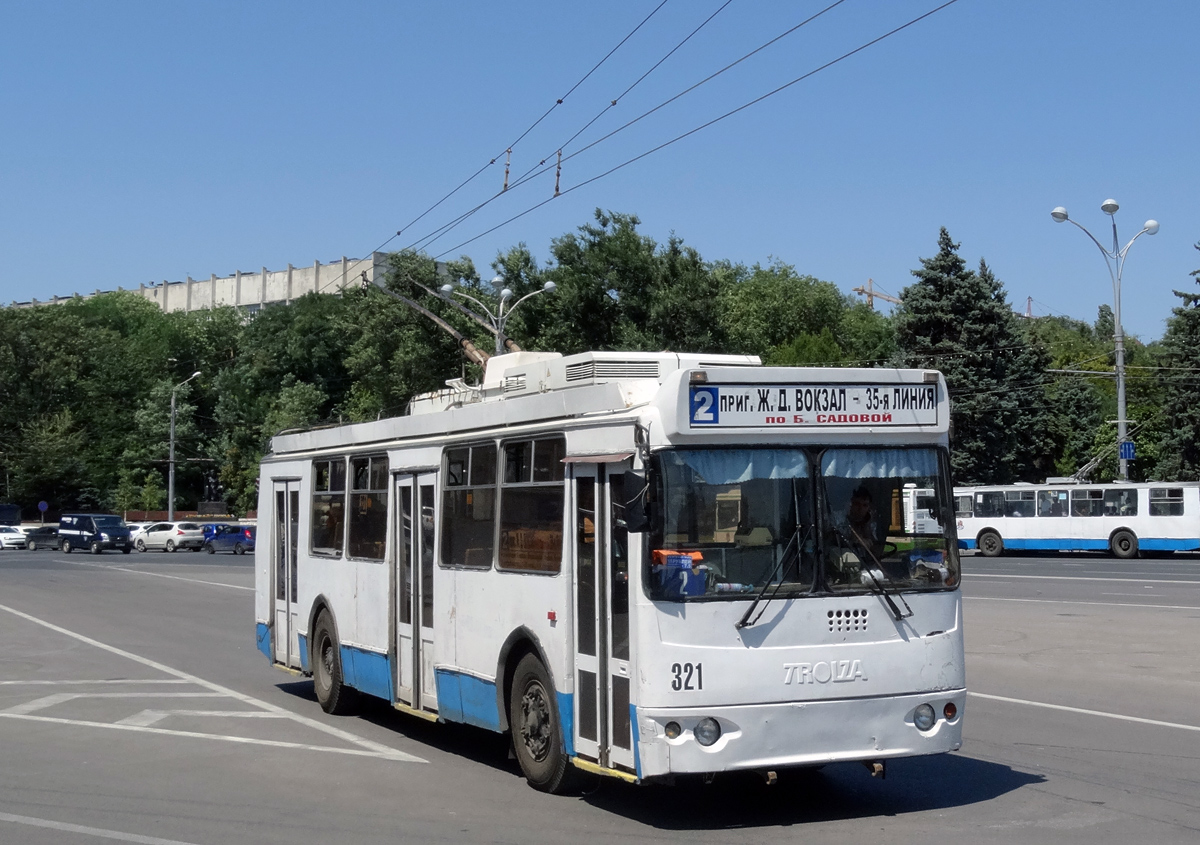 Ростов-на-Дону, ЗиУ-682Г-016.02 (с широкой 1-й дверью) № 321