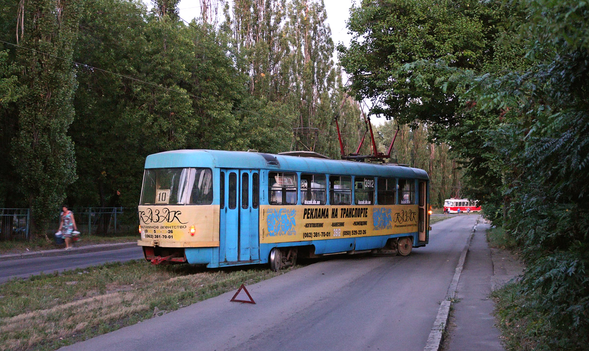 Донецк, Tatra T3SU (двухдверная) № 3912