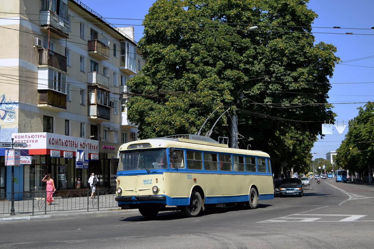 Крымский троллейбус, Škoda 9Tr19 № 1502