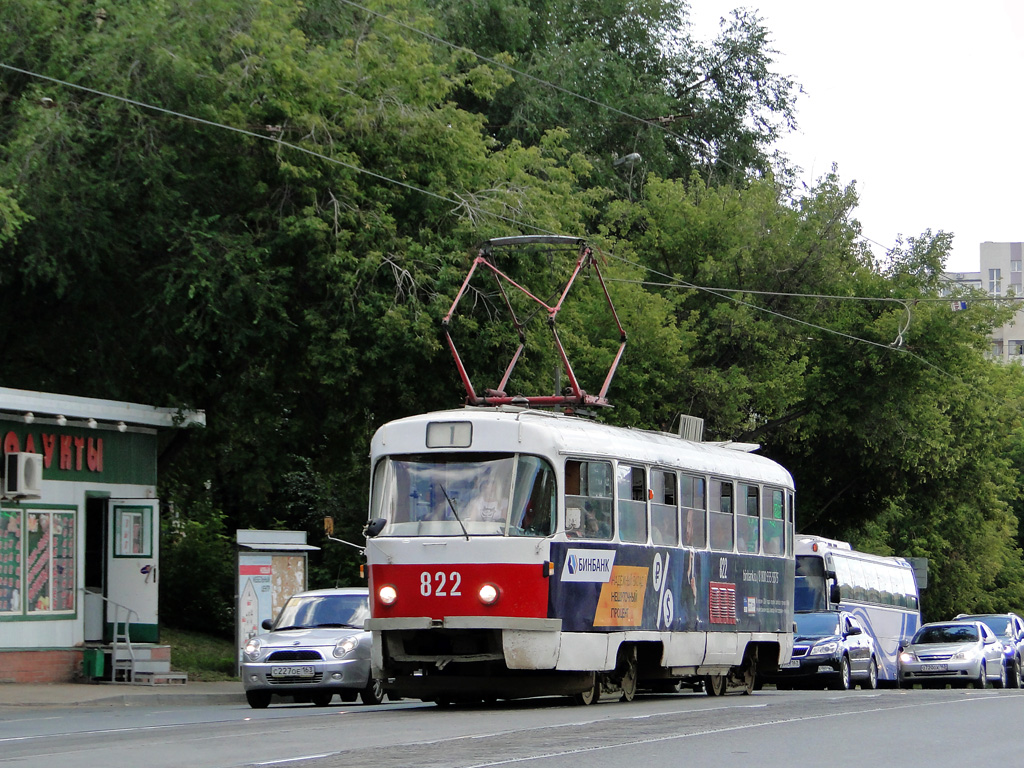 Самара, Tatra T3SU № 822