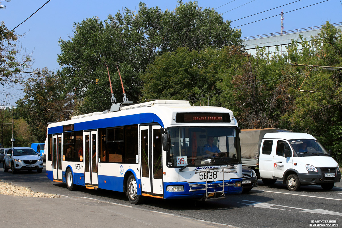 Москва, СВАРЗ-6235.01 (БКМ 32100М) № 5838