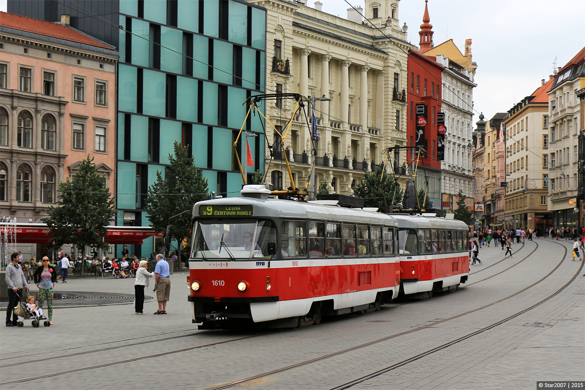 Брно, Tatra T3G № 1610