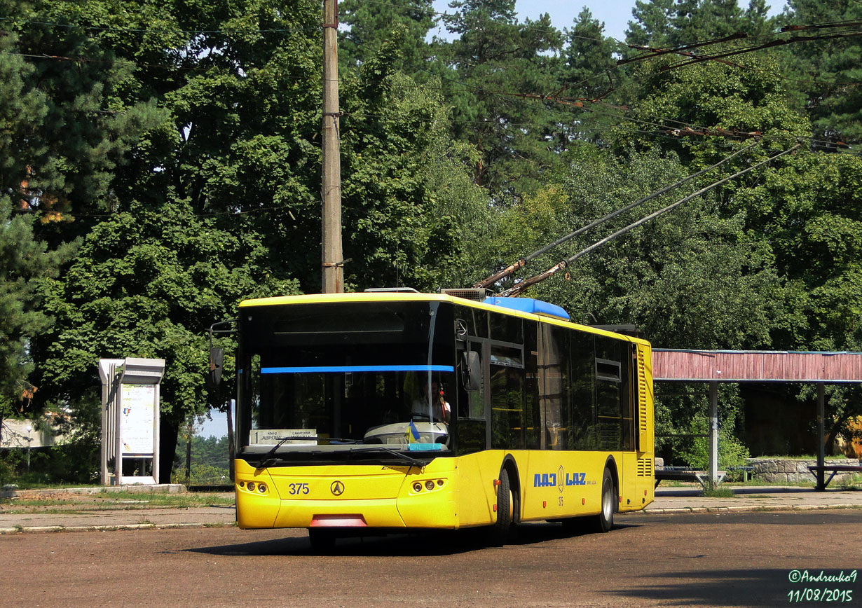 Черкассы, ЛАЗ E183D1 № 375