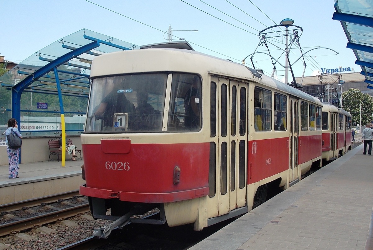 Киев, Tatra T3SU № 6026