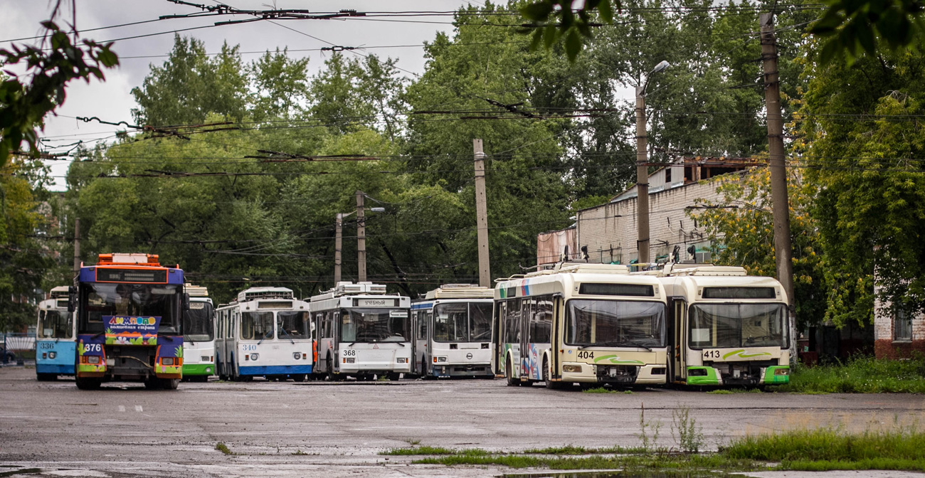 Томск, Тролза-5275.05 «Оптима» № 376; Томск, БКМ 321 № 404