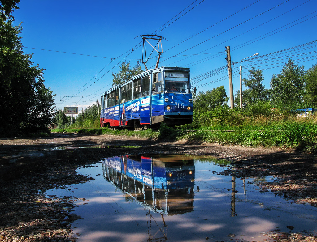 Красноярск, 71-605 (КТМ-5М3) № 205; Красноярск — Конкурсные фотографии