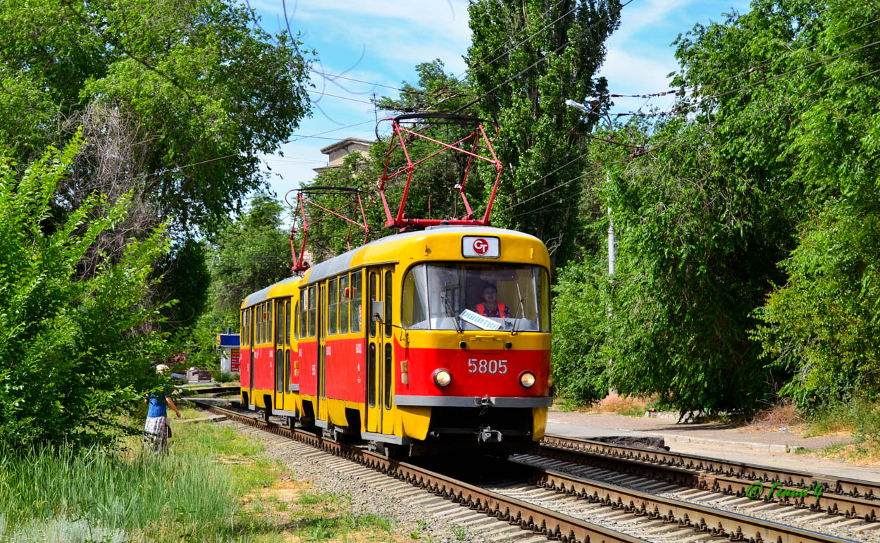 Волгоград, Tatra T3SU № 5805